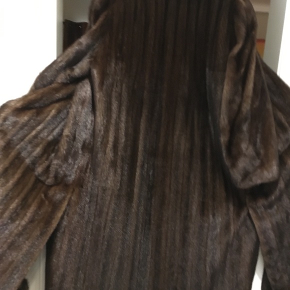 Full Length  Oscar de la Renta A-line Mink Fur Coat - Picture 2 of 7